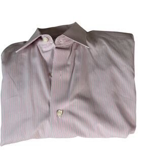 Brook Brother Mult Color Stripped 15 1/2 33” Dress Shirt